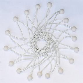 img 3 attached to BenefitUSA White Ball Bungee Canopy Straps 100PCS