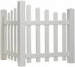 add charm to your outdoor space with scalloped picket accent fence and dog ear shaped cap logo