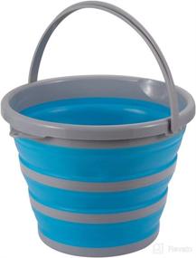 img 4 attached to 🪣 Foldable Pail Bucket: Collapsible, Ultra-durable, BPA-free, Sturdy Handle for Hiking, Backpacking, Camping, Outdoor Survival