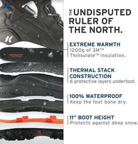 img 3 attached to Stay Warm And Dry This Winter With Korkers Men'S Polar Vortex 1200 Boots - Insulated, Waterproof, And Interchangeable Soles