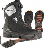 stay warm and dry this winter with korkers men's polar vortex 1200 boots - insulated, waterproof, and interchangeable soles logo