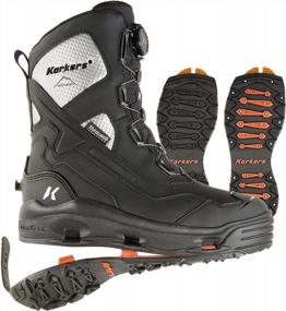 img 4 attached to Stay Warm And Dry This Winter With Korkers Men'S Polar Vortex 1200 Boots - Insulated, Waterproof, And Interchangeable Soles