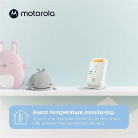 img 1 attached to 👶 Motorola PIP11 Audio Baby Monitor - Night Light, Long Range, Secure Connection, Two-Way Talk, Room Temperature, Lullabies - Portable Parent Unit