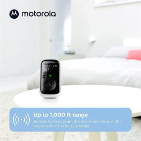 img 2 attached to 👶 Motorola PIP11 Audio Baby Monitor - Night Light, Long Range, Secure Connection, Two-Way Talk, Room Temperature, Lullabies - Portable Parent Unit