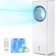breezewell 3-in-1 bladeless portable air conditioner fan, quiet evaporative cooler for home, 32-in swamp cooler w/ 3 wind speeds & 4 modes, 20ft remote room cooler, washable water tank & 8h timer logo