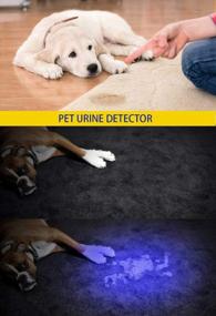 img 3 attached to DARKBEAM UV Flashlight - 395Nm Ultraviolet LED Light For Dog/Cat Urine Detection, Anti-Counterfeiting, Resin Curing & More!