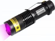 darkbeam uv flashlight - 395nm ultraviolet led light for dog/cat urine detection, anti-counterfeiting, resin curing & more! logo