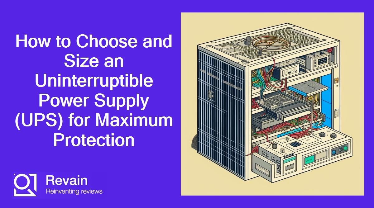 How to Choose and Size an Uninterruptible Power Supply (UPS) for Maximum Protection