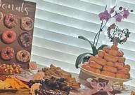 img 1 attached to Rustic Wood Donut Wall Display Stand - Perfect For Weddings, Birthdays & Baby Showers! review by Hals Martin