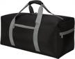 lightweight foldable gym and travel duffel bag - 22 inch small luggage for sports and adventures logo
