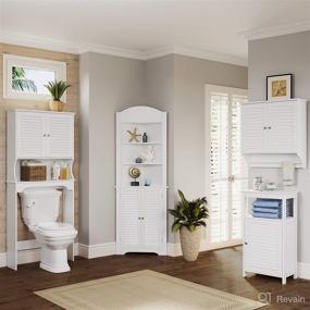 img 2 attached to 🚪 White Single Door Floor Cabinet - RiverRidge Ellsworth Collection