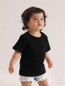 img 1 attached to 👶 A&amp;J DESIGN Baby Toddler Heavyweight Cotton Short Sleeve T-Shirts | Improved SEO