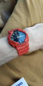 img 14 attached to Wrist watch CASIO G-Shock GA-100B-4A, red