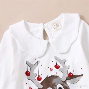 img 2 attached to 👕 Solid Color Doll Collar Long Sleeve Baby Girl Boy Kids Blouse - Button-Up T-Shirt Top