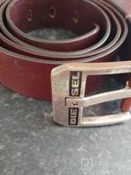 img 1 attached to Stylish Diesel Men's Chestnut Argento America Belts for Men's Accessories review by Chad Sornsin