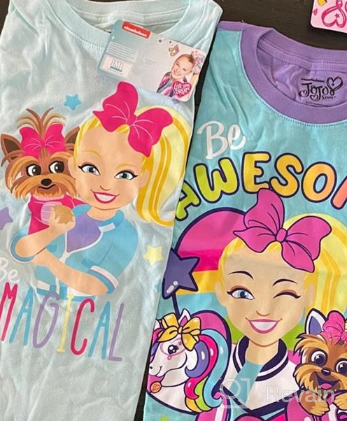 img 1 attached to Shop the Nickleodeon JoJo Siwa Clothes 2-Pack: Long & Short Sleeve Unicorn Tees for Girls review by Tiffany Correa