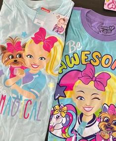 img 8 attached to Shop the Nickleodeon JoJo Siwa Clothes 2-Pack: Long & Short Sleeve Unicorn Tees for Girls
