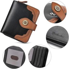 img 1 attached to BOSTANTEN Leather Wallet Blocking Walllet Women's Handbags & Wallets ~ Wallets