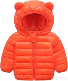 img 4 attached to 🧥 ARTMINE Baby Toddler Winter Down Coats with Hoods: 12M - 5Y, Boys & Girls