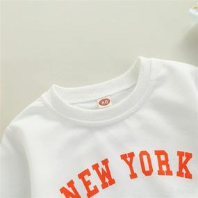 img 1 attached to Infant Clothes Letter Pullover Sweatshirt Apparel & Accessories Baby Girls