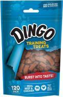 тренировочные лакомства dingo beef &amp; chicken для собак, 120 штук в упаковке логотип