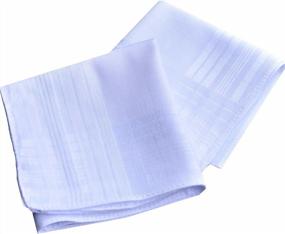 img 1 attached to 🧣 Classic Cotton Handkerchiefs by MemoryHanky: Premium Men's Accessories for Handkerchiefs