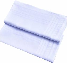 img 2 attached to 🧣 Classic Cotton Handkerchiefs by MemoryHanky: Premium Men's Accessories for Handkerchiefs