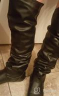img 1 attached to Step Up Your Style With DailyShoes Women'S Fashion-Hi Over-The-Knee Flat Boots review by Erik Wesley