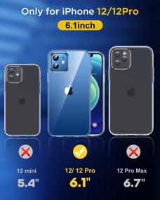 img 3 attached to Crystal Clear IPhone 12 And 12 Pro Case By Humixx - Slim Fit And 5X Military Drop Tested With Airbag Bumper For Maximum Protection - 6.1'' 5G 2020 Transparent Design That Will Never Yellow