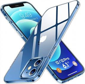 img 4 attached to Crystal Clear IPhone 12 And 12 Pro Case By Humixx - Slim Fit And 5X Military Drop Tested With Airbag Bumper For Maximum Protection - 6.1'' 5G 2020 Transparent Design That Will Never Yellow