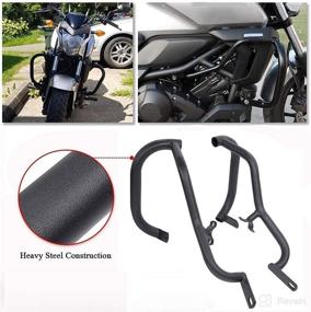 img 4 attached to 🏍️ USA Stock CTX700N Motorcycle Crash Bars & Engine Guard: Durable Frame Protector for CTX 700 N (DUT Automatic) 2014-2019