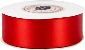 img 3 attached to Versatile 50-Yard Double Faced Satin Ribbon In Red, Ideal For DIY Crafts, Weddings, And Gift Wrapping