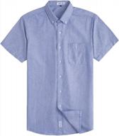 muse fath sleeve oxford pocket wine men's clothing: stylish shirts for the modern man logo