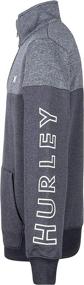 img 1 attached to 👕 Hurley Little Pullover Sweatshirt Heather - Trendy Boys' Fashion Hoodies & Sweatshirts