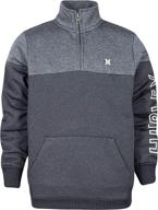 👕 hurley little pullover sweatshirt heather - trendy boys' fashion hoodies & sweatshirts логотип