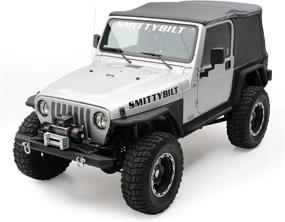 img 2 attached to 🔝 Enhanced Smittybilt Replacement Soft Top with Tinted Windows - 9971235