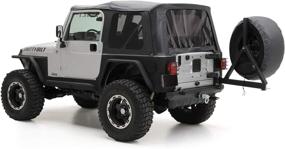 img 1 attached to 🔝 Enhanced Smittybilt Replacement Soft Top with Tinted Windows - 9971235