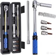 🔧 oimerry torque wrench 3/8" drive with spark plug socket, extension bar, and bit socket - 7pcs set logo