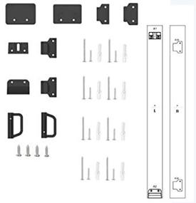 img 3 attached to Babepai Hardware Replacement Parts Kit: Full Set for Retractable Baby Gate - Wall Mounting Accessories, Brackets, Anchors, Screws, Spacers, Latches - Repair Parts for Gate Asin B08WWCB288