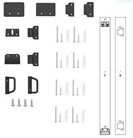 img 2 attached to Babepai Hardware Replacement Parts Kit: Full Set for Retractable Baby Gate - Wall Mounting Accessories, Brackets, Anchors, Screws, Spacers, Latches - Repair Parts for Gate Asin B08WWCB288