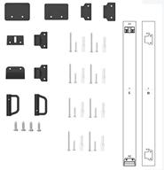 babepai hardware replacement parts kit: full set for retractable baby gate - wall mounting accessories, brackets, anchors, screws, spacers, latches - repair parts for gate asin b08wwcb288 logo