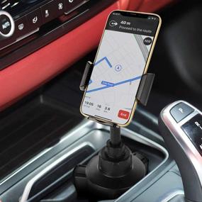 img 3 attached to 📱 Convenient and Versatile: AONKEY Cup Holder Phone Mount for All Smartphones, Including iPhone 12 Pro/11 Pro Max/XR/XS/XS Max/X/8/7, Galaxy S10/S10 Plus Note 9/Note 10 Plus