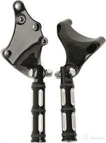 img 1 attached to TCMT Foot Pegs W/Brackets Fits For Harley Sportster XL 883 1200 Iron 2014-2022 (Style D)