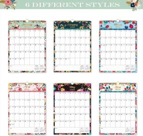 img 2 attached to Green 2023 Wall Calendar - Monthly Calendar With Thick Paper, Twin-Wire Binding, Hanging Hook, Large Blocks, And Julian Dates - Size 12" X 17" - Ideal For Jan. 2023 To Dec. 2023 Planning