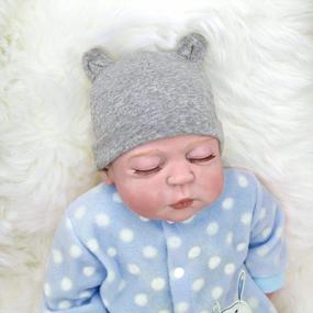 img 1 attached to Cute And Comfortable Sarfel Baby Beanie Hats For Newborn Boys And Girls - Soft Cotton And Unisex Design For Infants 0-6 Months