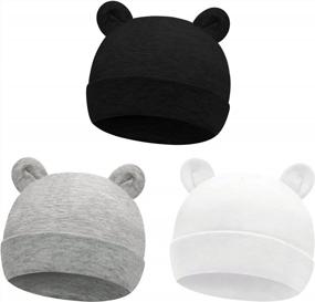 img 4 attached to Cute And Comfortable Sarfel Baby Beanie Hats For Newborn Boys And Girls - Soft Cotton And Unisex Design For Infants 0-6 Months
