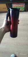 img 2 attached to Thermal mug Xiaomi Kiss Kiss Fish MOKA Smart Cup OLED, 0.43 L, red review by Ada Fedorowicz ᠌
