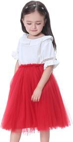 img 3 attached to Flofallzique Tulle Dancing Toddler Clothes Girls' Clothing : Skirts & Skorts