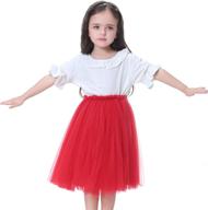 flofallzique tulle dancing toddler clothes girls' clothing : skirts & skorts логотип