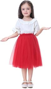 img 2 attached to Flofallzique Tulle Dancing Toddler Clothes Girls' Clothing : Skirts & Skorts